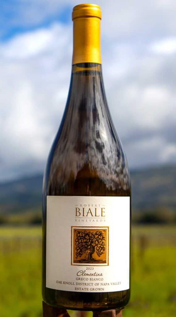 bottle of Biale 'Clementina' Greco Bianco