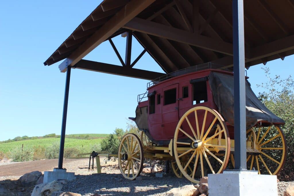 The stagecoach at Stagecoach Vineyard®