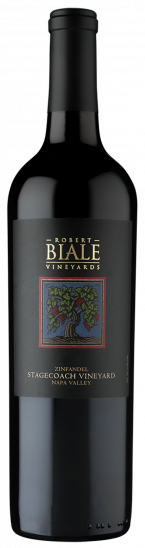 bottle of Biale stagecoach vineyard wine